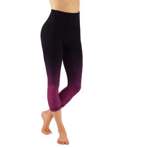 Women`s Yoga Capri Ombre Leggings